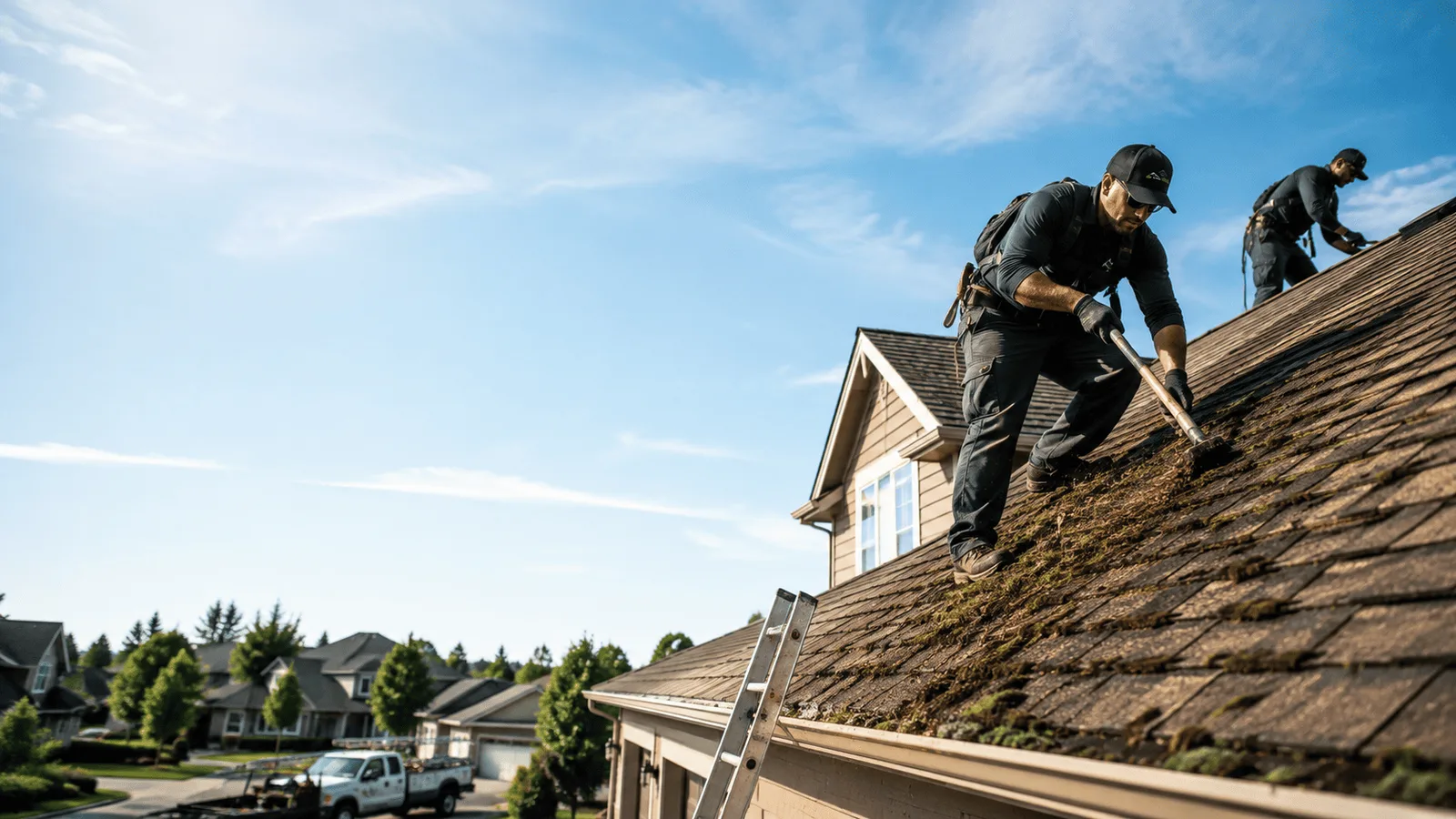 Roof Moss Removal in Fraser, MI near me